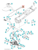 Cinghia Husqvarna LTH154, LTH151, Jonsered LT2218A2, LT2216A2 Cinghia Husqvarna LTH154, LTH151, Jonsered LT2218A2, LT2216A2