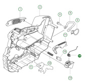 Acceleratore a molla 5930642-01 Acceleratore a molla 5930642-01