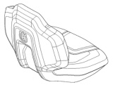 Husqvarna, Schienale Alto 5931894-01 Husqvarna, Schienale Alto 5931894-01