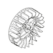 Complessivo Volano Husqvarna 592XPG Complessivo Volano Husqvarna 592XPG