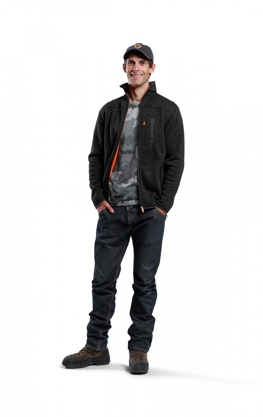 Husqvarna Xplorer Giacca da uomo in pile, Granite Grey