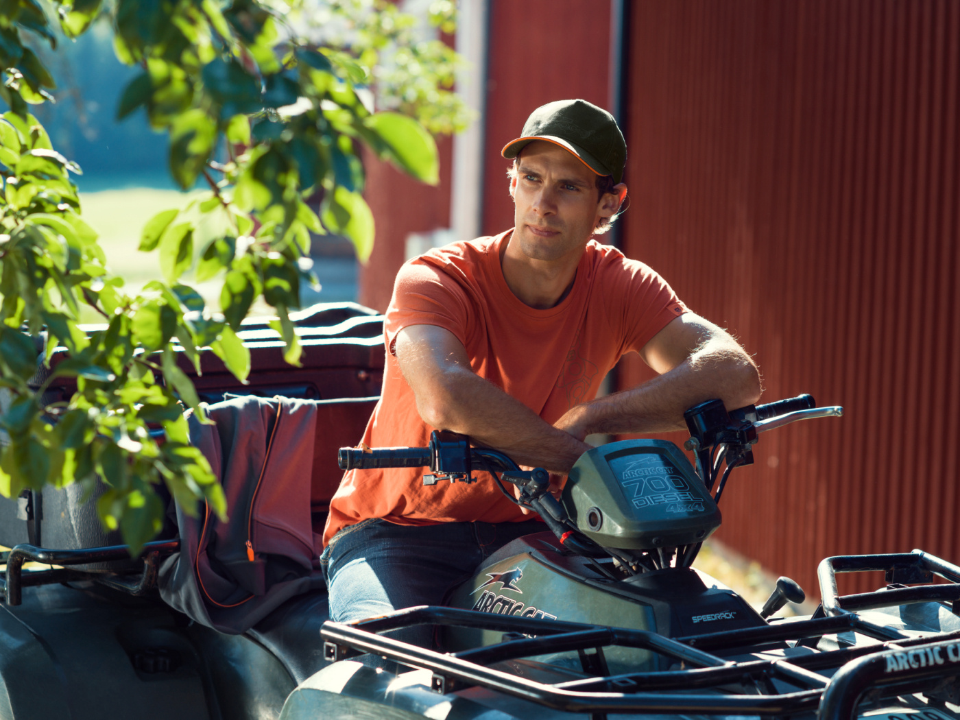 Husqvarna T-shirt Xplorer con stampa catena X-Cut