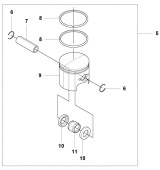 Pistone Completo 5933051-01 Pistone Completo 5933051-01