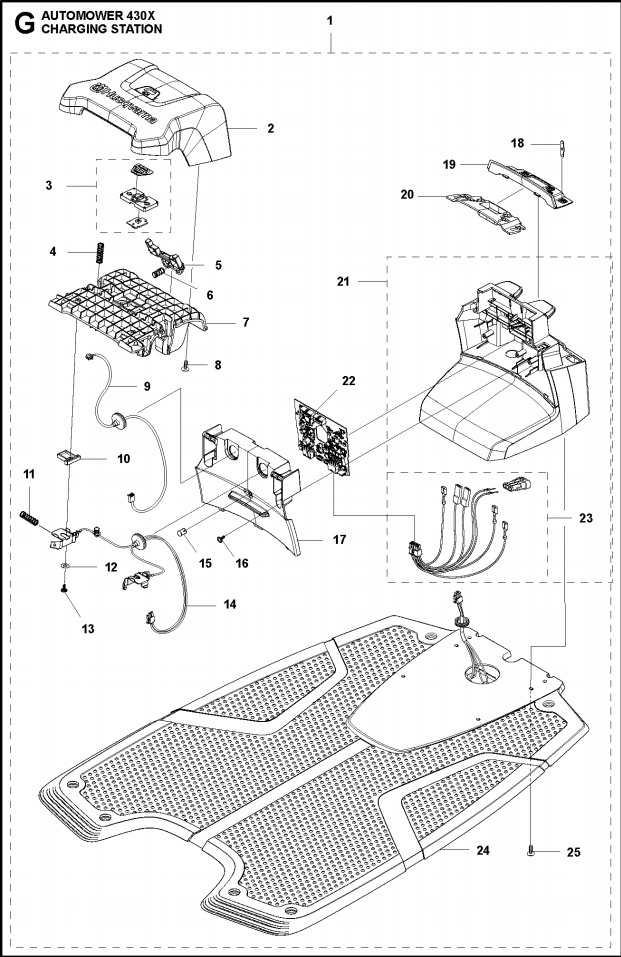 Stazione di ricarica 320, 330X, 420, 430X, 440, 450X