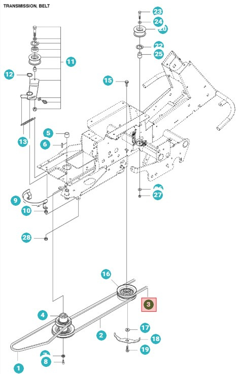 Cinghia P524, Rider 418, Pro 15, Pro 18, Proflex 21