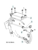 Tubo contorto a clip, 1/4 nero Tubo contorto a clip, 1/4 nero
