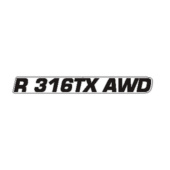 Decalcomania cofano motore r 316tx awd Decalcomania cofano motore r 316tx awd