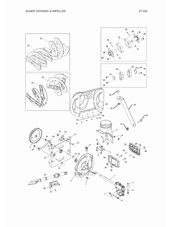Bullone esagonale 1/4-20 X 1-5