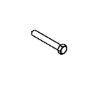Bullone esagonale 3/8-16 x 2, 5 pollici