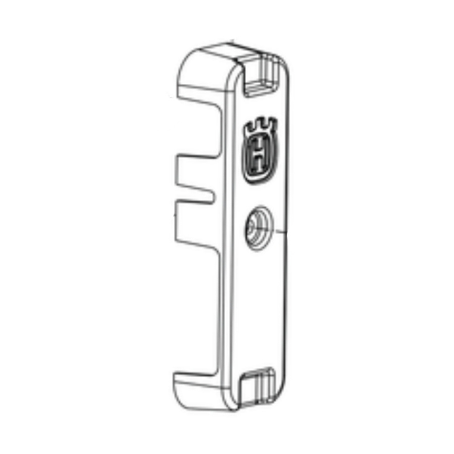 Contatti della batteria del coperchio grigi