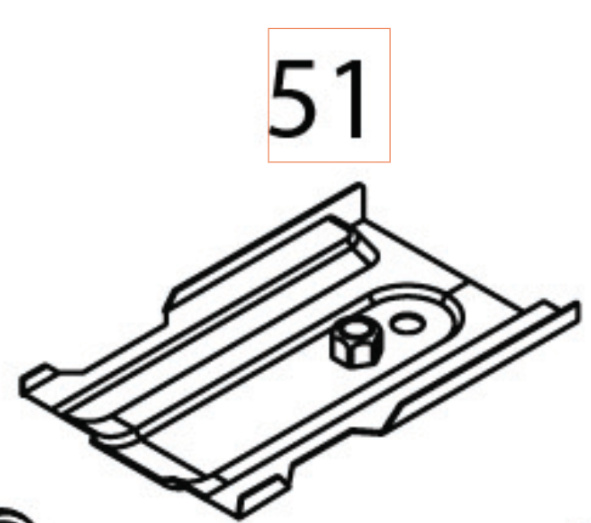 Perno Mtg corpo farfallato scudo