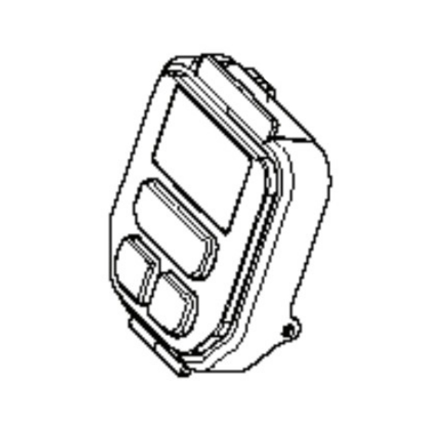 Pannello di controllo medio 3Btn S/O 5975975-01