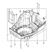 Copertina Pro Powerhead Inferiore 5979378-01 Copertina Pro Powerhead Inferiore 5979378-01