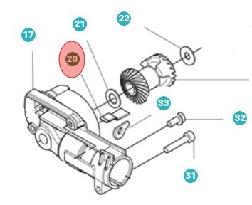 Tenuta dell'alloggiamento degli ingranaggi