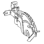 Gruppo staffa, saldatura, deflettore 5979923-02 Gruppo staffa, saldatura, deflettore 5979923-02