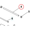 Albero Morsetto Asse Sterzo 5986758-01 Albero Morsetto Asse Sterzo 5986758-01