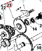 Ingranaggio 15-44 5986775-01 Ingranaggio 15-44 5986775-01