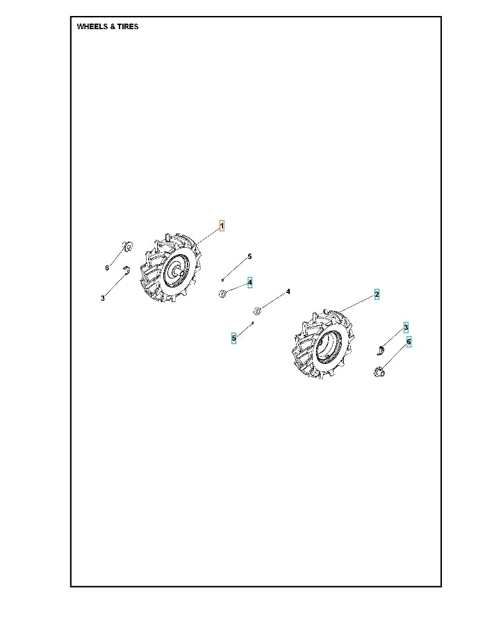 Ruota Destra 3.50X6 5986785-01
