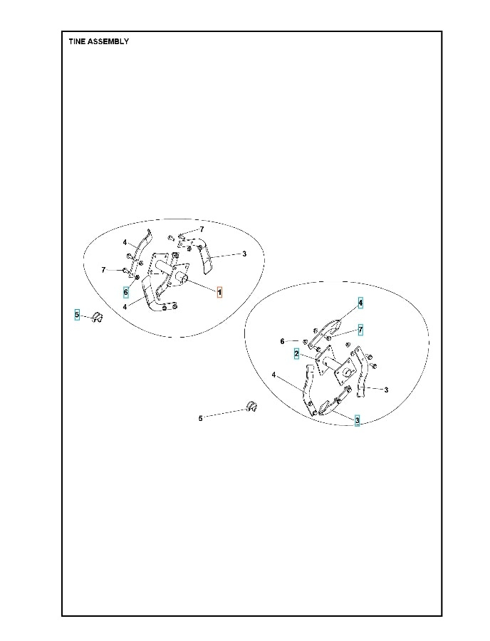 Fresa Roto 400 Mozzo Perno Sinistro B 5986788-01