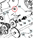 Ingranaggio Dell'Albero 5986800-01 Ingranaggio Dell'Albero 5986800-01