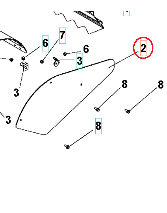 Coperchio Perni Coperchio Lato Arancione 5986809-01