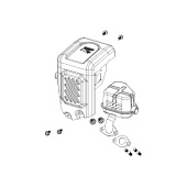 Complessivo silenziatore 5986844-17 Complessivo silenziatore 5986844-17