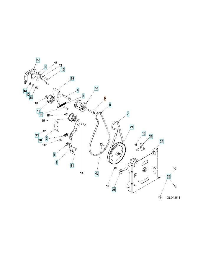 Bullone a testa esagonale 5/16-24 X 2