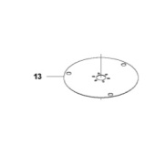 Lamiera Sottodisco Ø211mm 420,430X,440,450X, Nera 2020-> Lamiera Sottodisco Ø211mm 420,430X,440,450X, Nera 2020->
