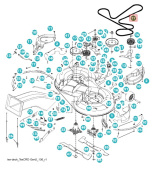 Cinghia TC238, TC239T, TC138T, TC238TX Cinghia TC238, TC239T, TC138T, TC238TX