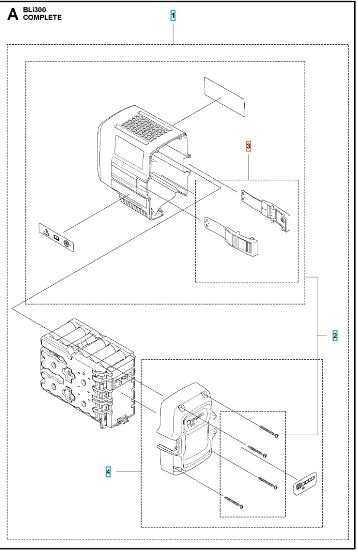BUTTON KIT BLI300 SPARE PART