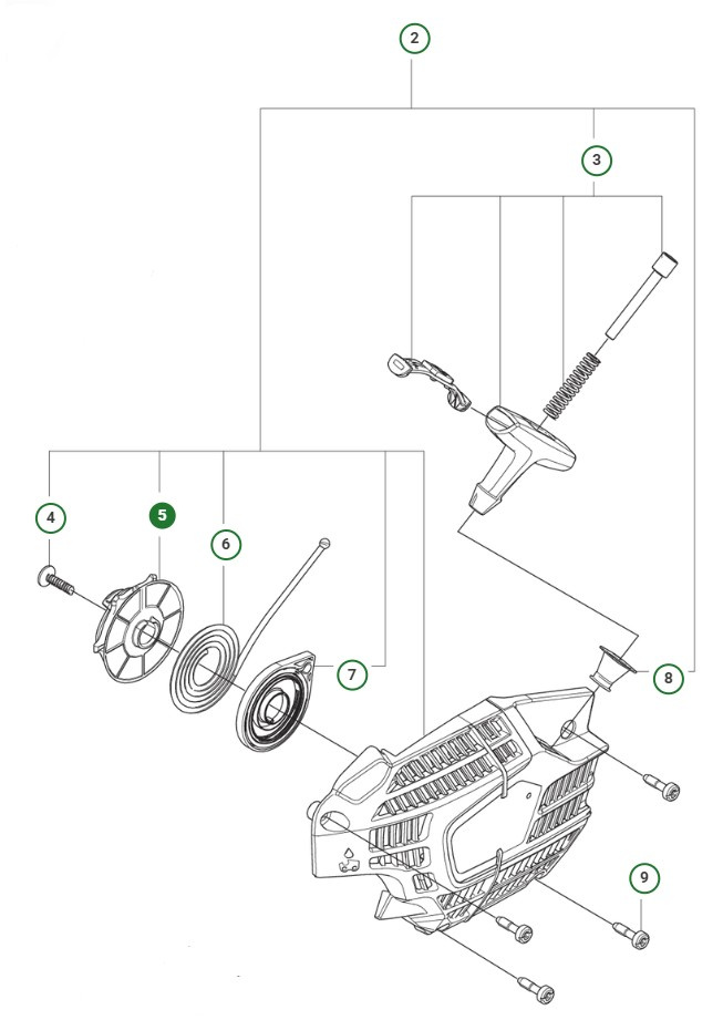 Puleggia di avviamento 39Cc