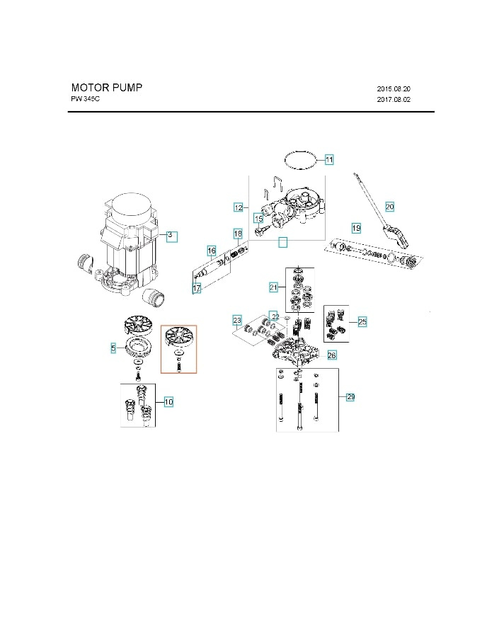 Kit disco oscillante per dischi 8,0 gradi 5998903-01