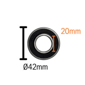 Cuscinetto a sfere 6004-2Rs Cuscinetto a sfere 6004-2Rs