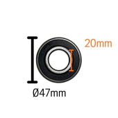 Cuscinetto a sfere 6204-2 Rs Cuscinetto a sfere 6204-2 Rs