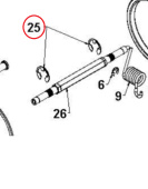 Pista Rider, Albero 7/8 Pista Rider, Albero 7/8