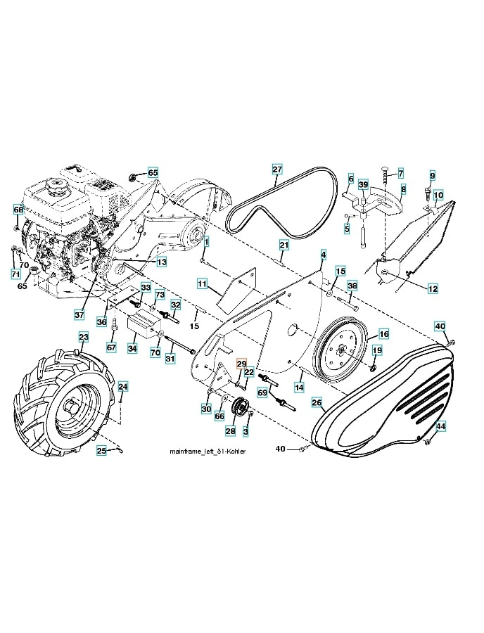 Pista Rider, Albero 3/8