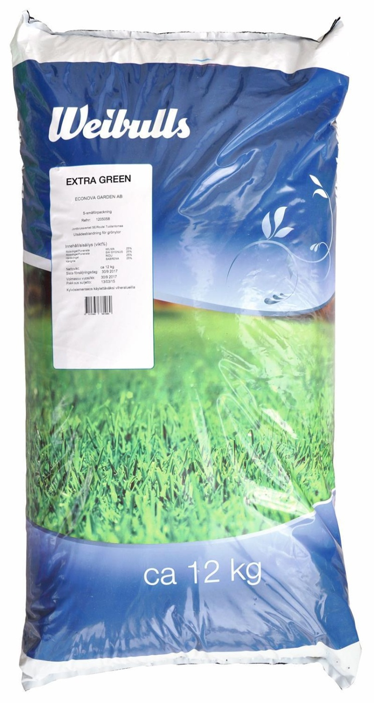 Semi di erba Weibulls Extra Green 12kg