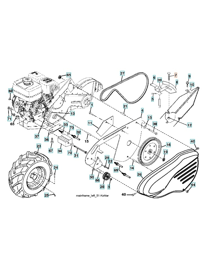 Bullone Carrello,1/4-20X1/2 8721104-04