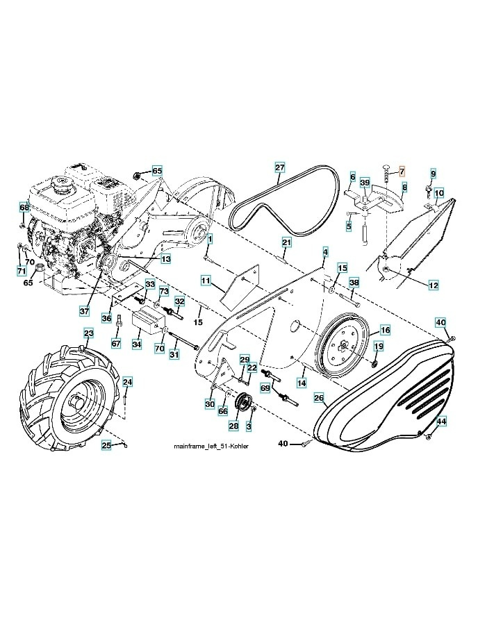 Bullone Carrello,1/4-20X1/2 8721104-04