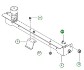 Bullone per carrozza 3/8-16X3/4 Bullone per carrozza 3/8-16X3/4