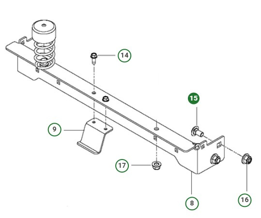 Bullone per carrozza 3/8-16X3/4