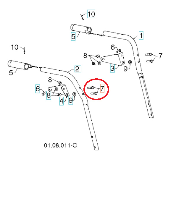 Bullone, 5/16-18X1 1/2 8747805-24