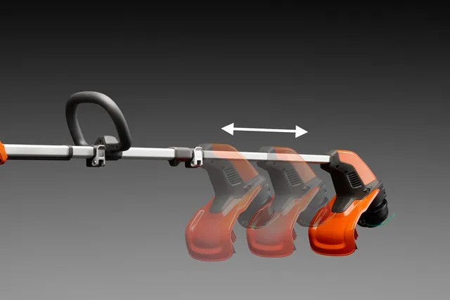 Husqvarna 215iL Tri-Cut Decespugliatore a batteria + B70 & C80