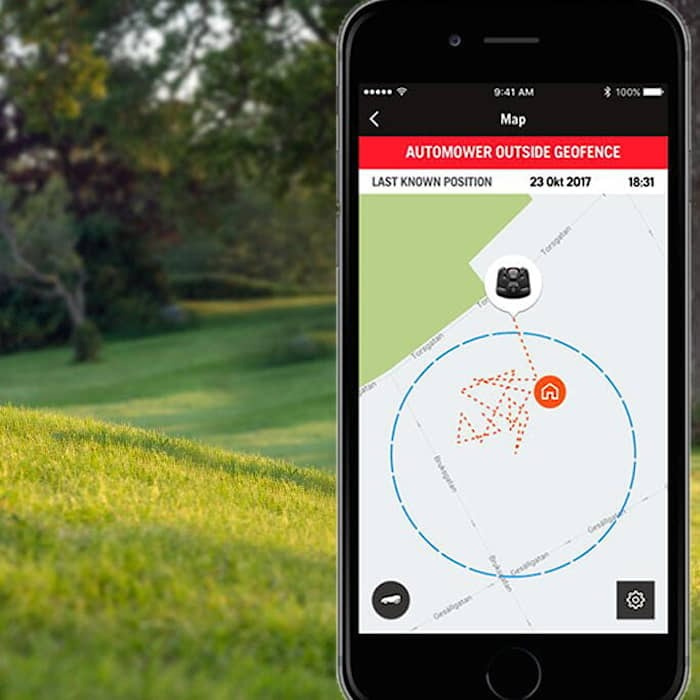 Husqvarna Automower® 410XE Nera Robot Tagliaerba con EPOS plug-in kit